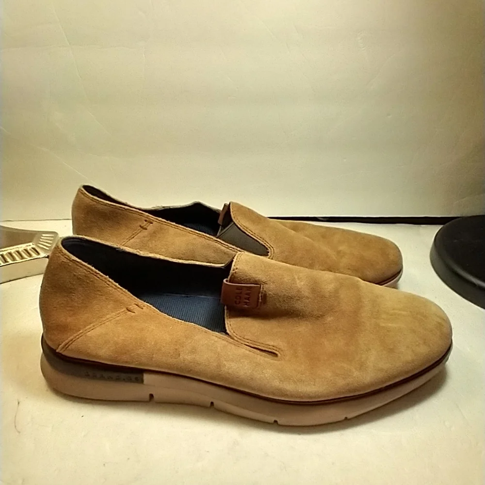 Cole Haan Grand OS Suede Slip On Casual Loafers Shoes Men's sz 11M